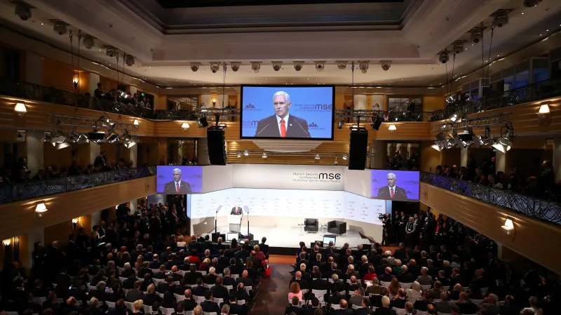 Mike Pence na mnichovské bezpečnostní konferenci