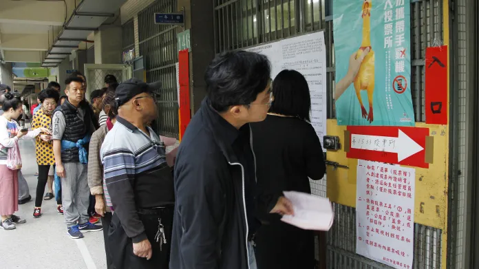 Obyvatelé Tchaj-wanu hlasovali v referendu