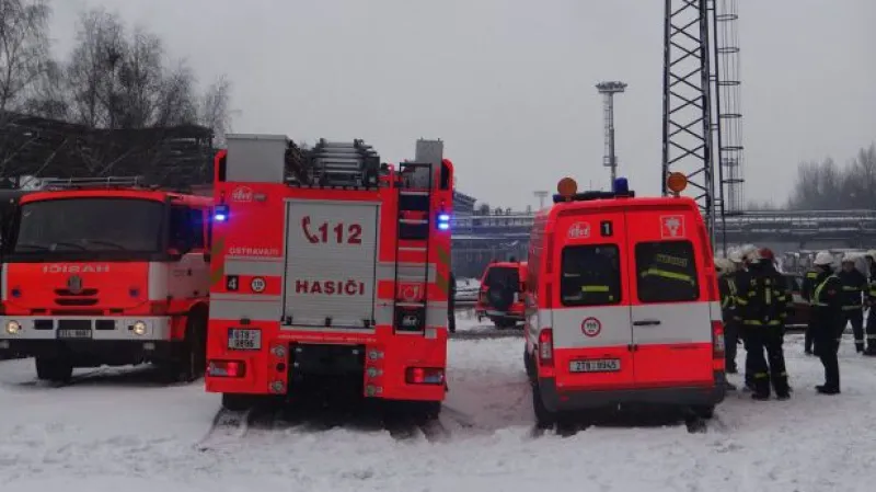 Zásah HZS MSK v ArcelorMittal Ostrava