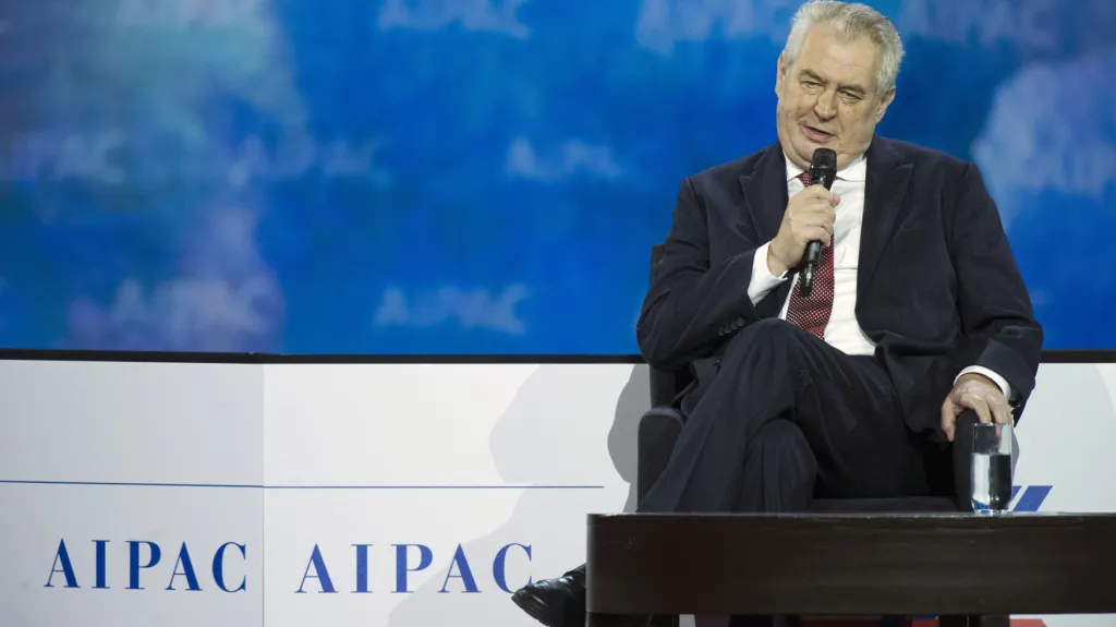 Miloš Zeman na návštěvě USA