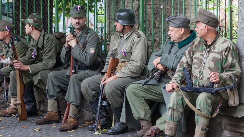 Z natáčení dokumentu Vlasovci