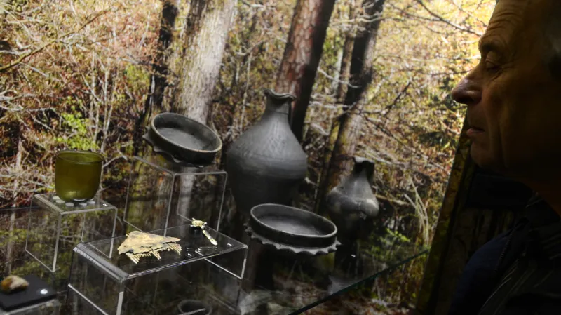 Z výstavy Hroby barbarů