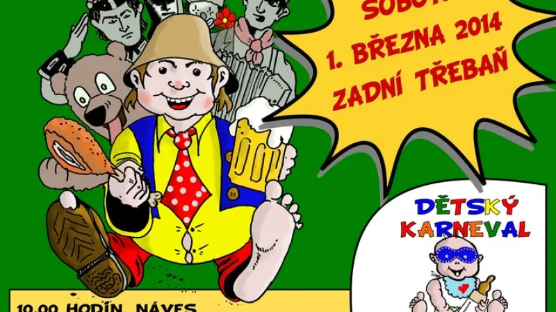 Poberounský masopust - plakát