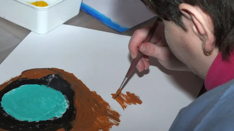 Výtvarná dílna handicapovaných umělců