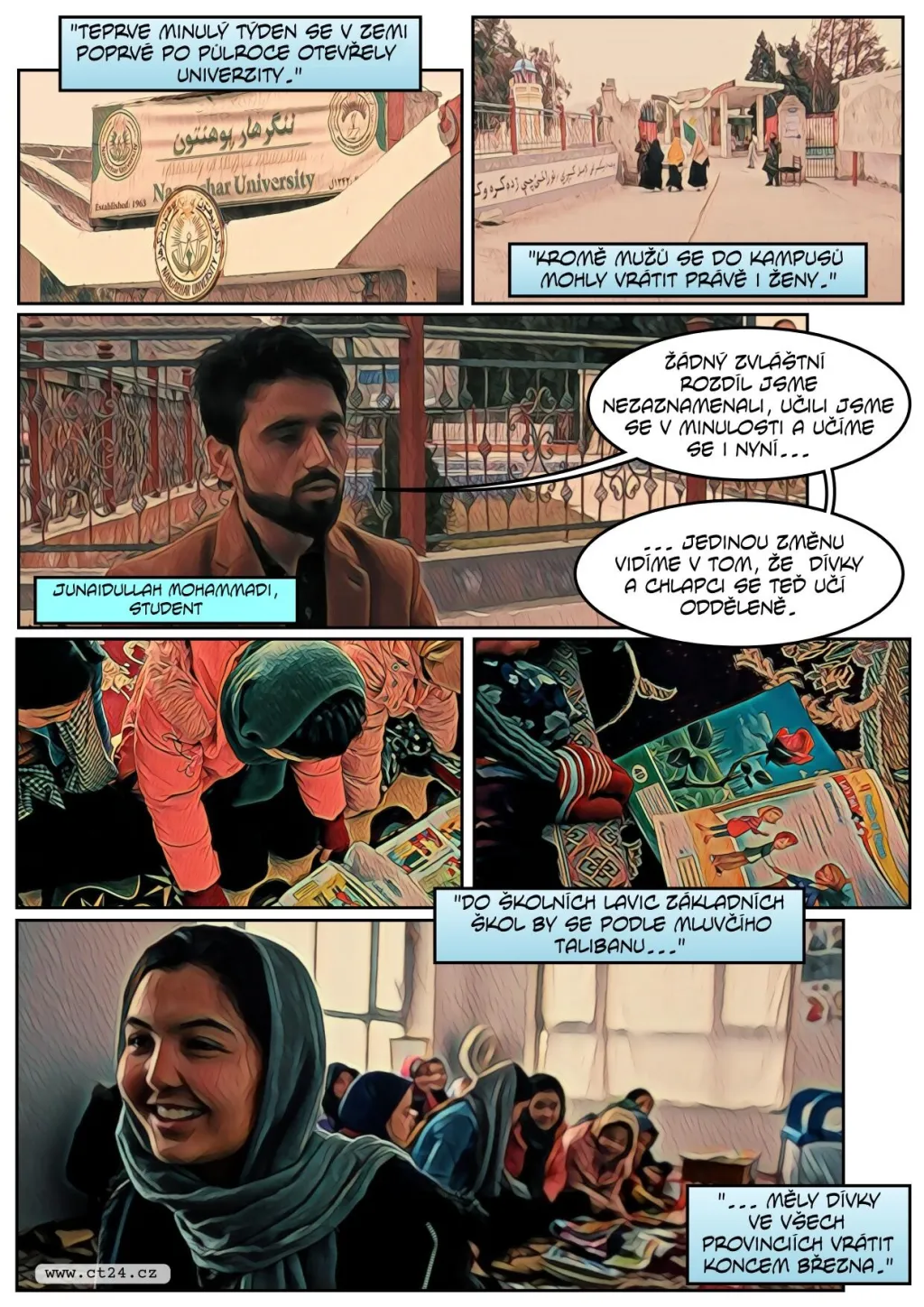 Taliban stále komplikuje vzdělávání afghánským dívkám, učí se ve školách tajně