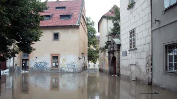 Zaplavená Praha - srpen 2002