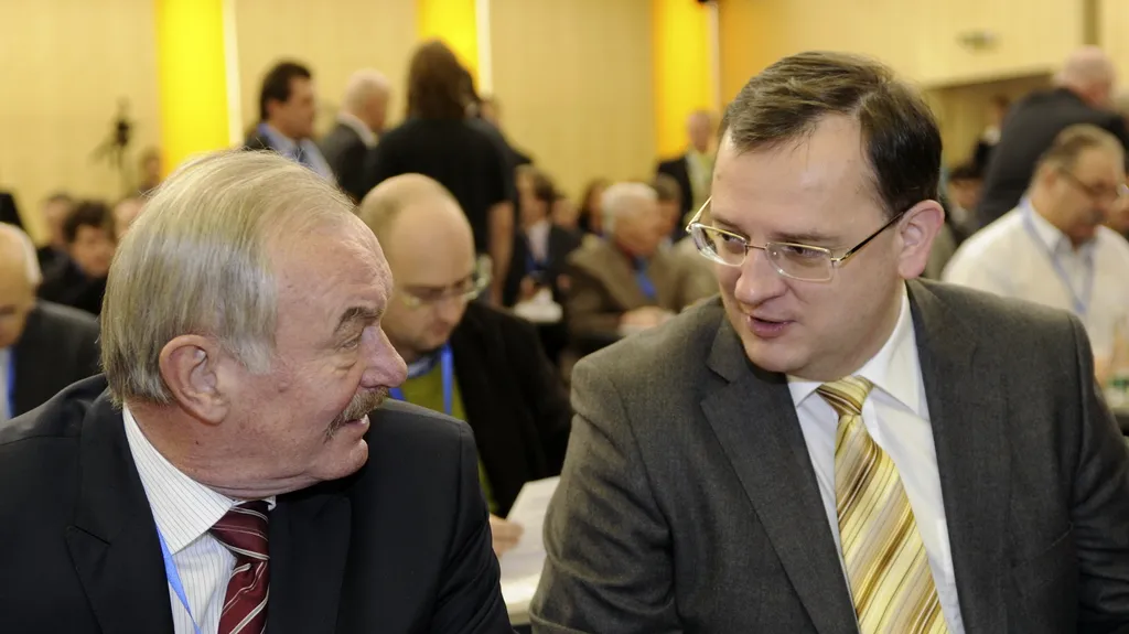 Přemysl Sobotka a Petr Nečas