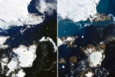 Antarktida hlásí teplotní rekordy. NASA zveřejnila fotografie neobvykle rychle roztátých ledovců