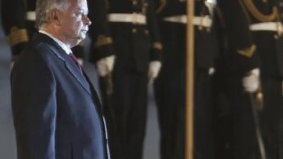 Lech Kyczyński na  Westerplatte