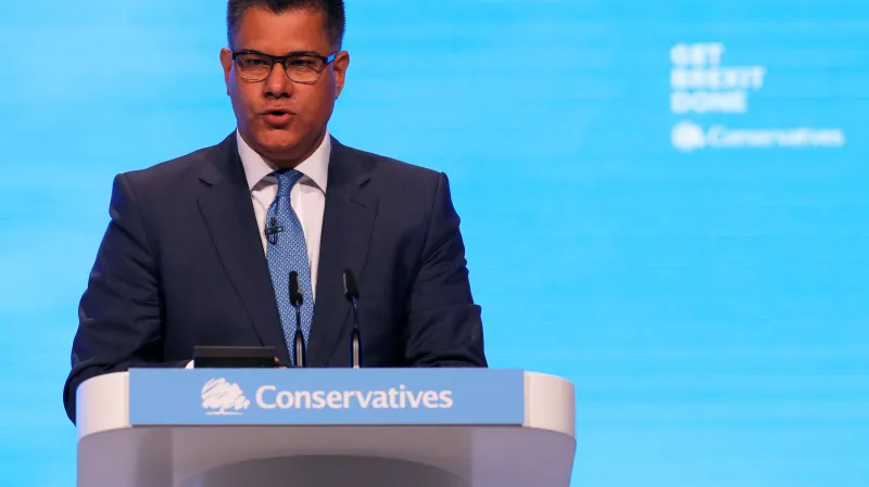 Britský ministr pro podnikání, energetiku a průmysl Alok Sharma