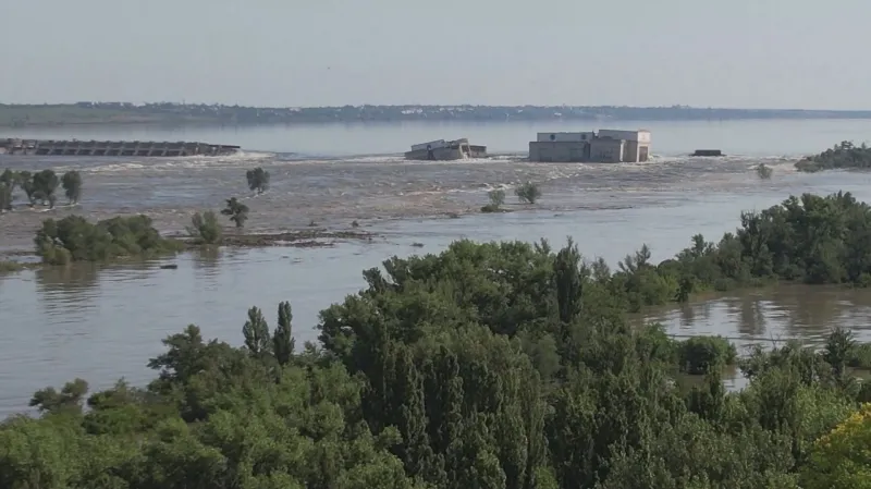 Záběry z okolí Nové Kachovky
