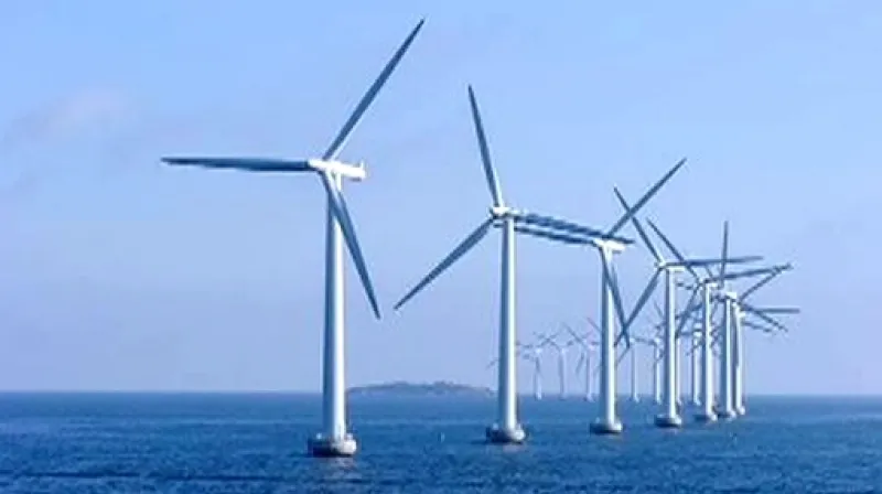 Větrná elektrárna na moři