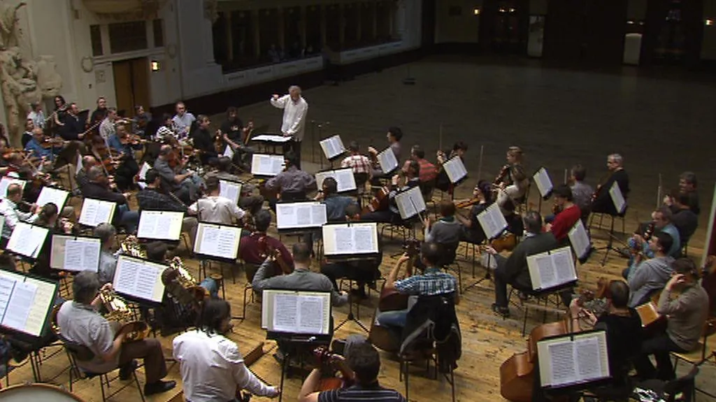 Zkouška symfonie Sylvie Bodorové