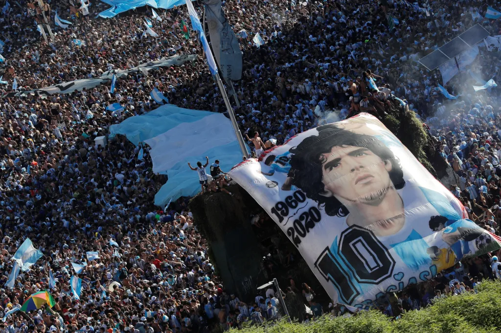 Oslavy argentinského vítězství
