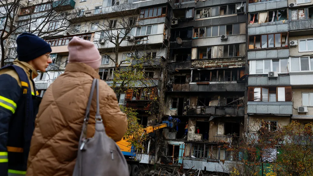 Následky ruského útoku na Kyjev, 26. 10. 2025