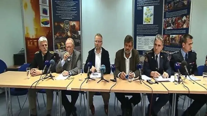 Brífink po zasedání Ústředního krizového štábu a Ústřední povodňové komise