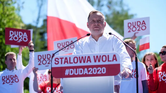 Andrzej Duda během kampaně