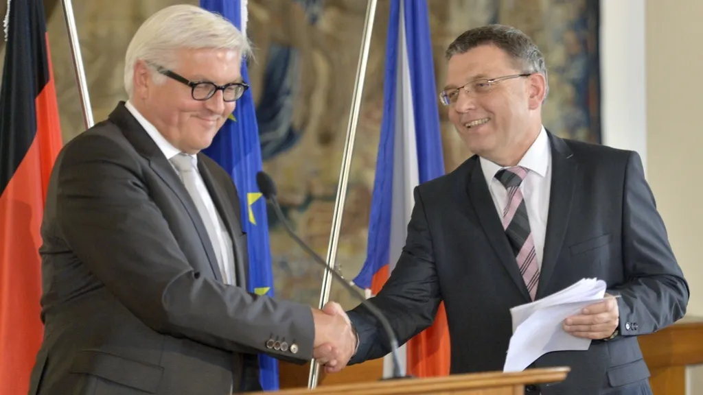 Fran-Walter Steinmeier s Lubomírem Zaorálkem