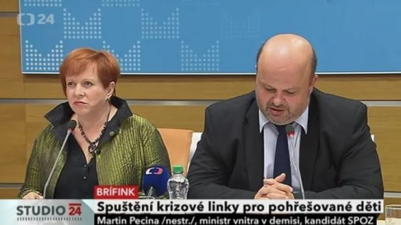 Spuštění krizové linky pro pohřešované děti