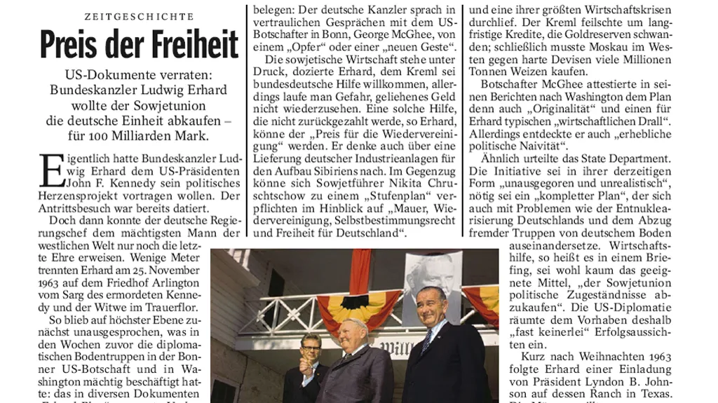 Der Spiegel 40/2011 o Ludwigu Erhardovi