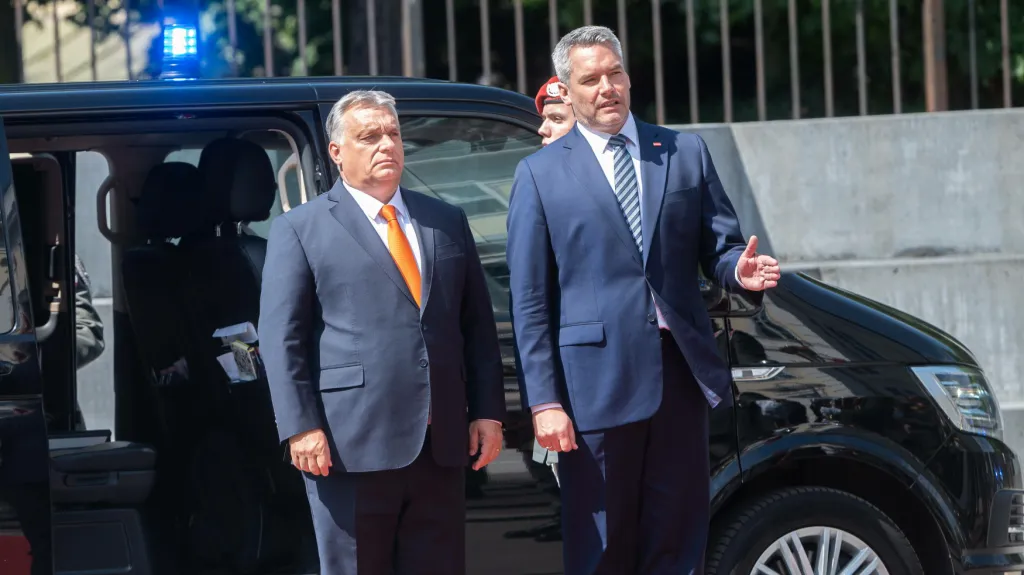 Viktor Orbán a Karl Nehammer