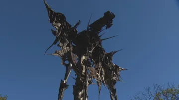 Socha Kaddish Aleše Veselého