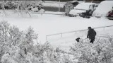 Sníh zasypal Moravu