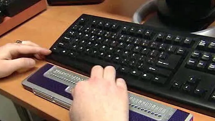Brailova klávesnice