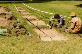Archeologové našli v Plzni zbytky vojenského tábora s polní nemocnicí