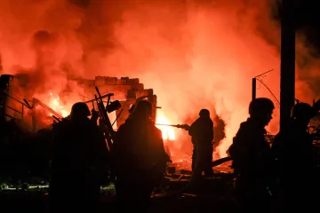 Záporoží hlásí po ruských útocích pět mrtvých, Kyjevem zněly exploze