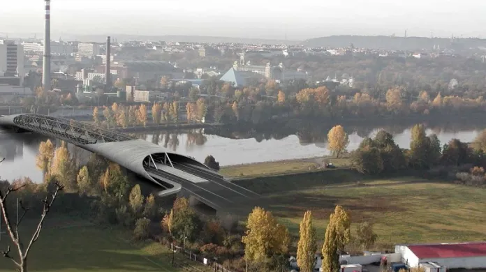 Návrh nového Trojského mostu v Praze, architektonická soutěž