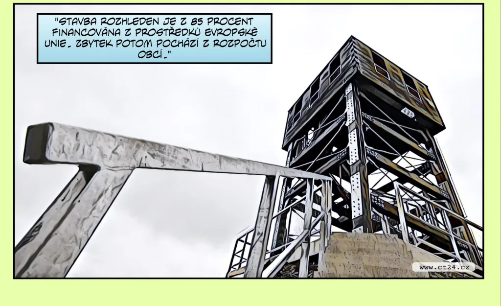 Komiks: Nové rozhledny ve Slezsku