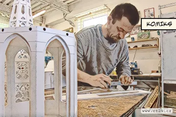 Vězni v Horním Slavkově vyrábějí model Pražského hradu