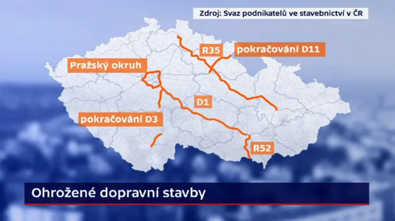 Ohrožené dopravní stavby po novele k EIA