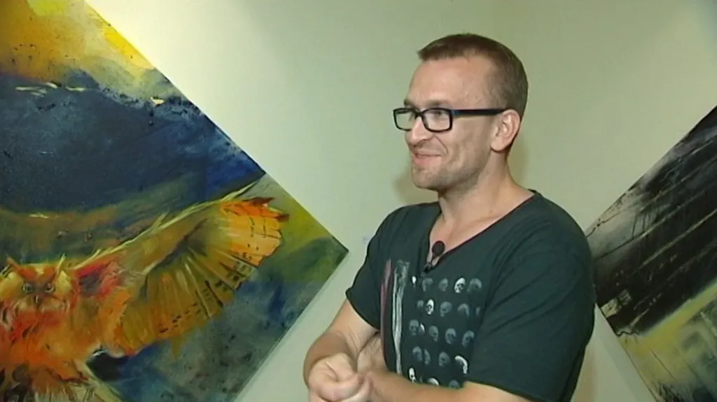 Český výtvarník Martin Salajka