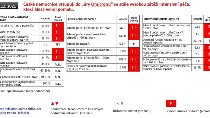 Co je rizikového na variantě omikron pro české zdravotnictví