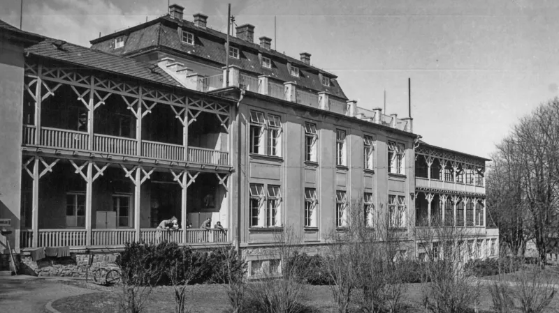 Původní podoba pavilonu pro tuberkulózní pacienty