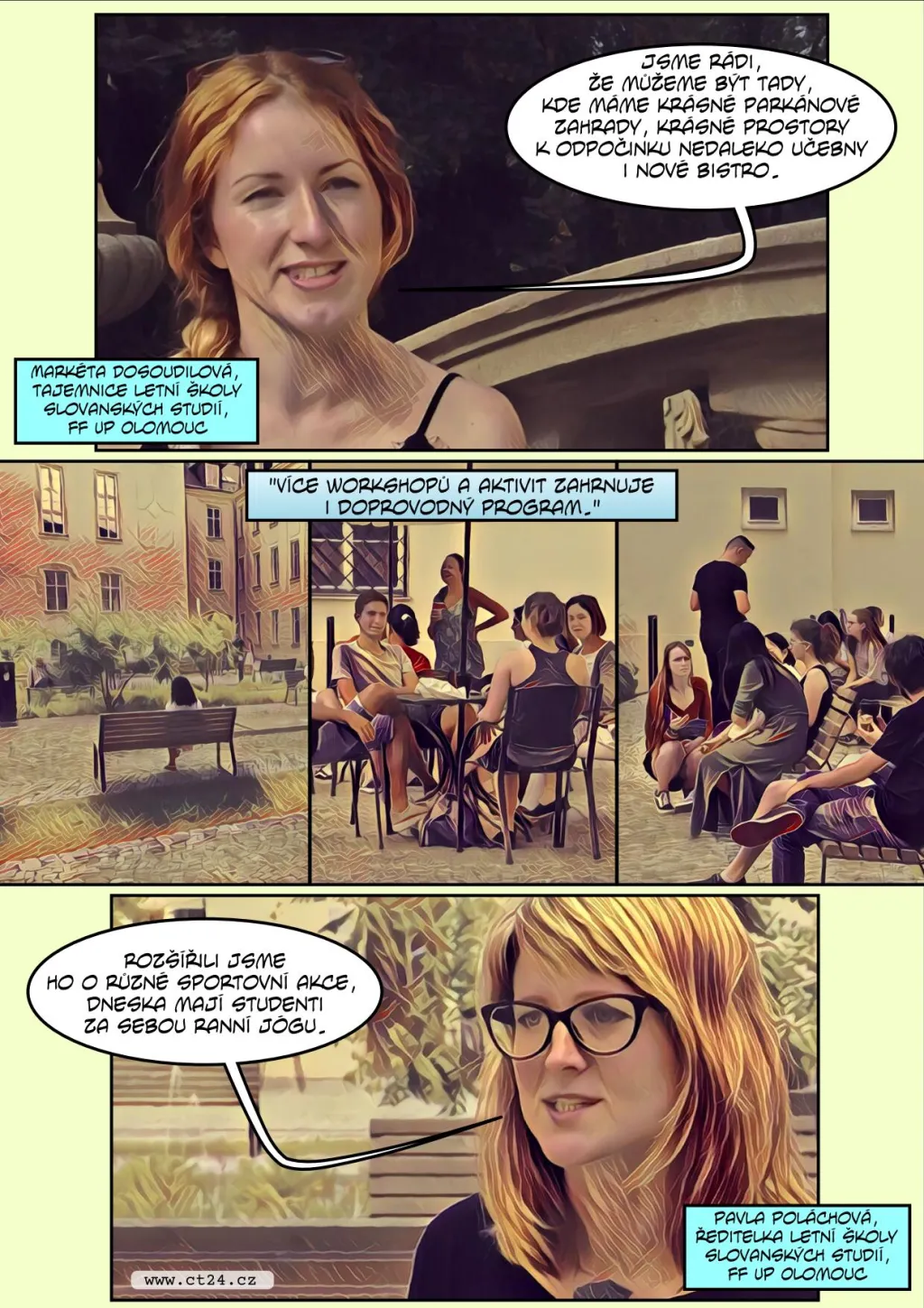 Cizinci se učí česky