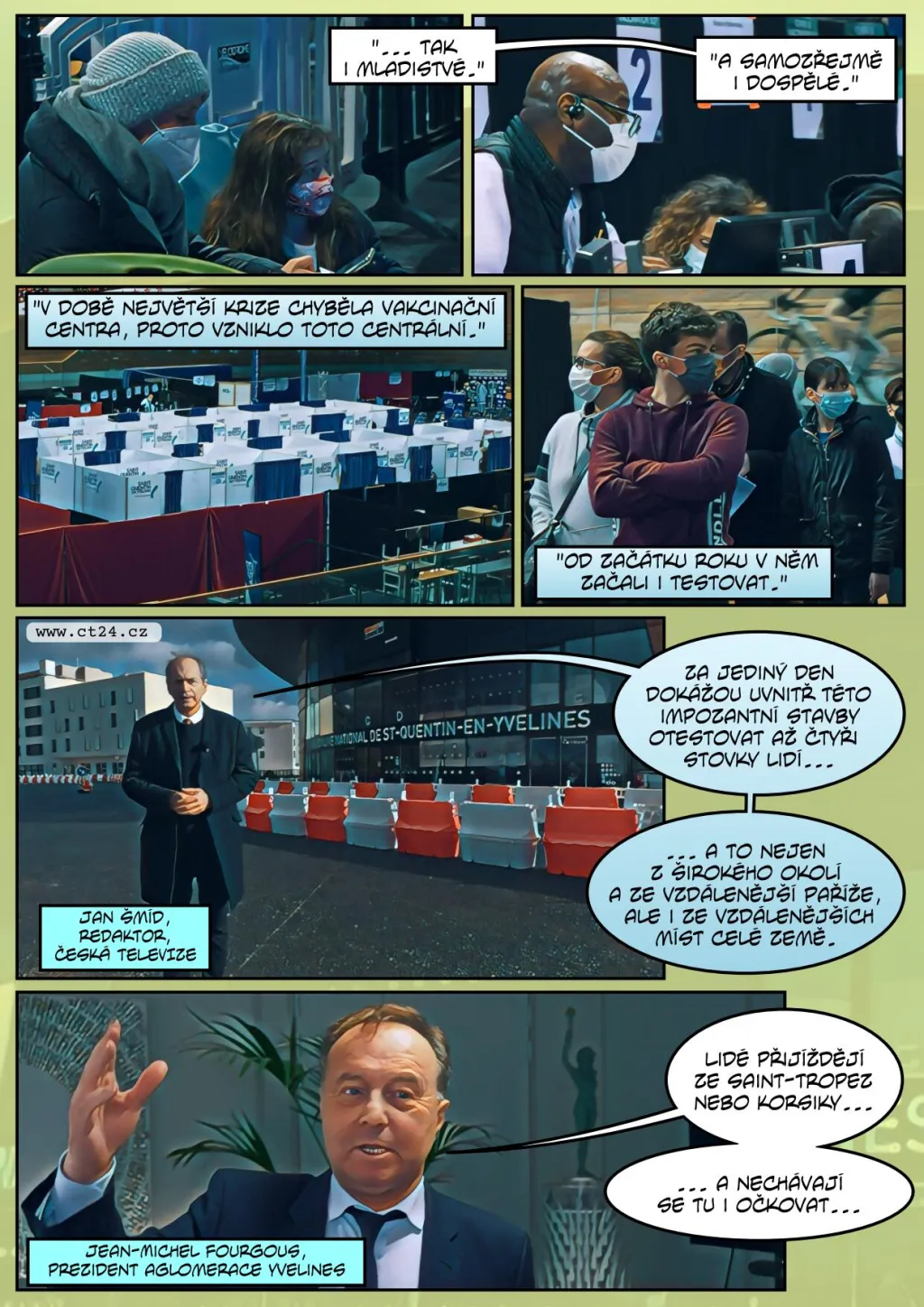 Očkování uprostřed dráhy