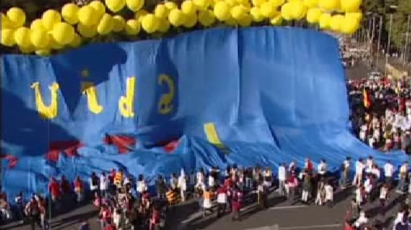 Madridská demonstrace proti potratům