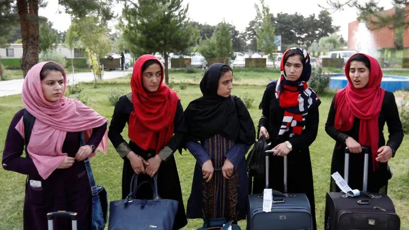 Členky afghánského robotického týmu