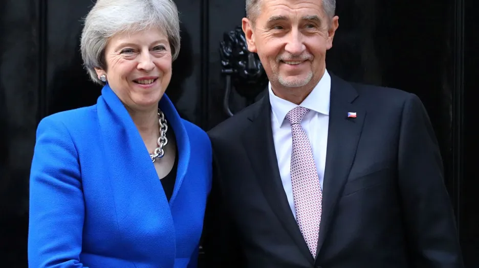 Setkání britské premiérky s předsedou české vlády