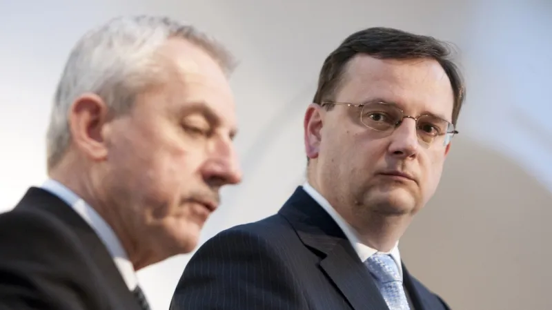 Petr Nečas a Leoš Heger