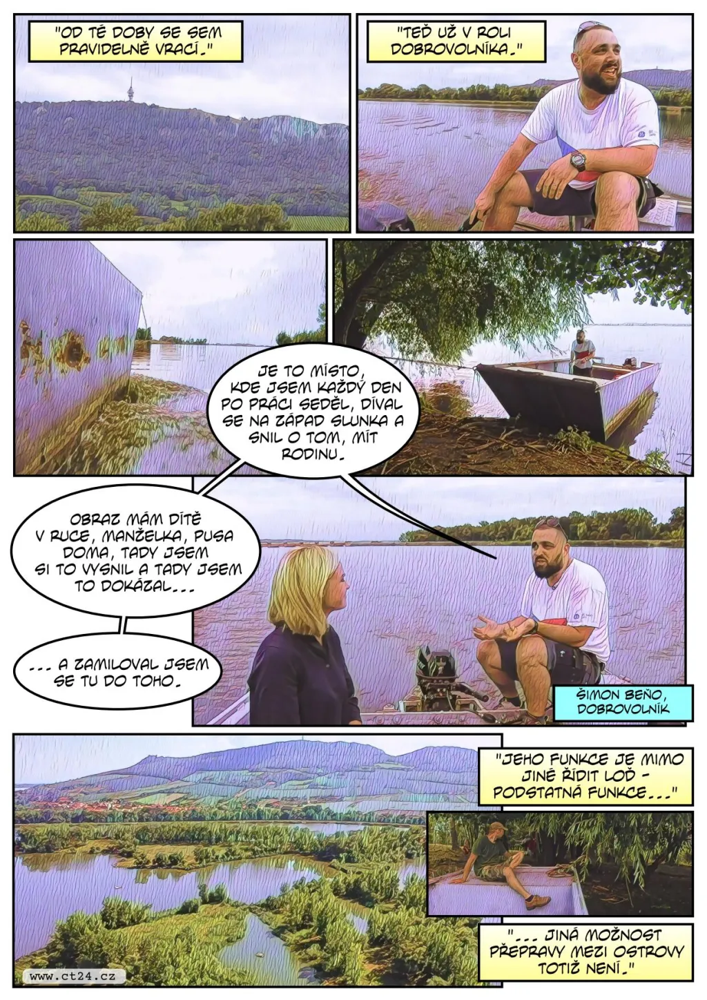 Drogově závislí se rehabilitují na ostrůvcích Nových Mlýnů. Odstřižení od civilizace jsou vázáni jen na přírodu