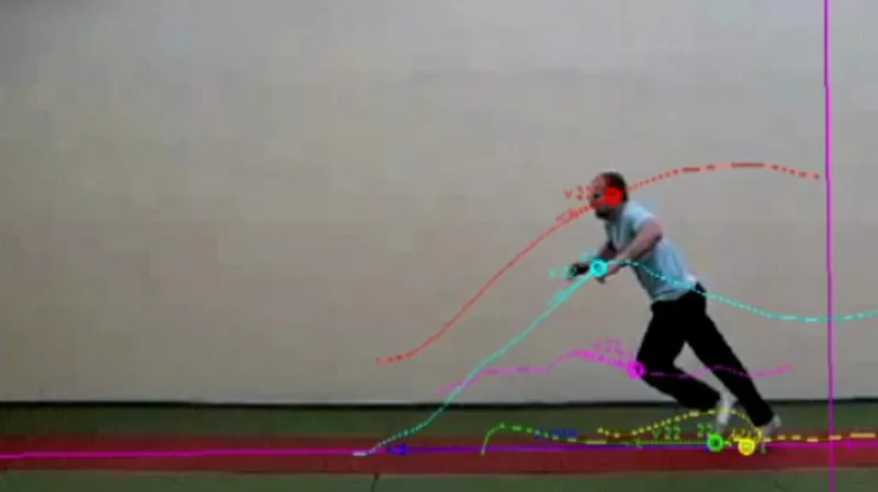 Analýza pádu ze stoje