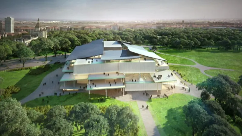 Plánovaná stavba v centru Budapešti