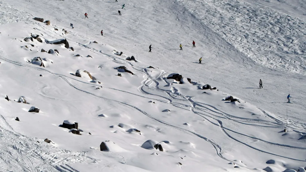 Ski areál v Meribel