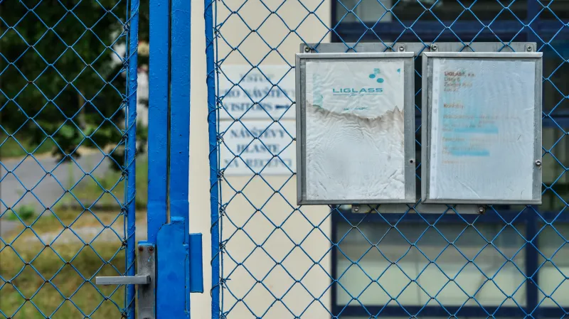 Areál v Líšném, kde má sídlo Liglass Trading