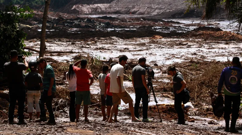 Protržení nádrže v Brazílii