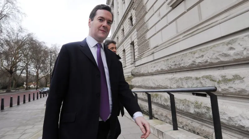 Britský ministr financí George Osborne